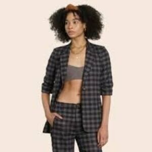 dRA Plaid Women's Blazer